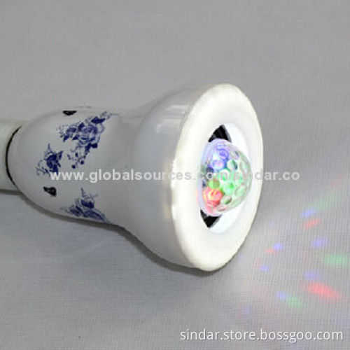 LED RGB bulbs Mini Bluetooth Speaker with Remote Control